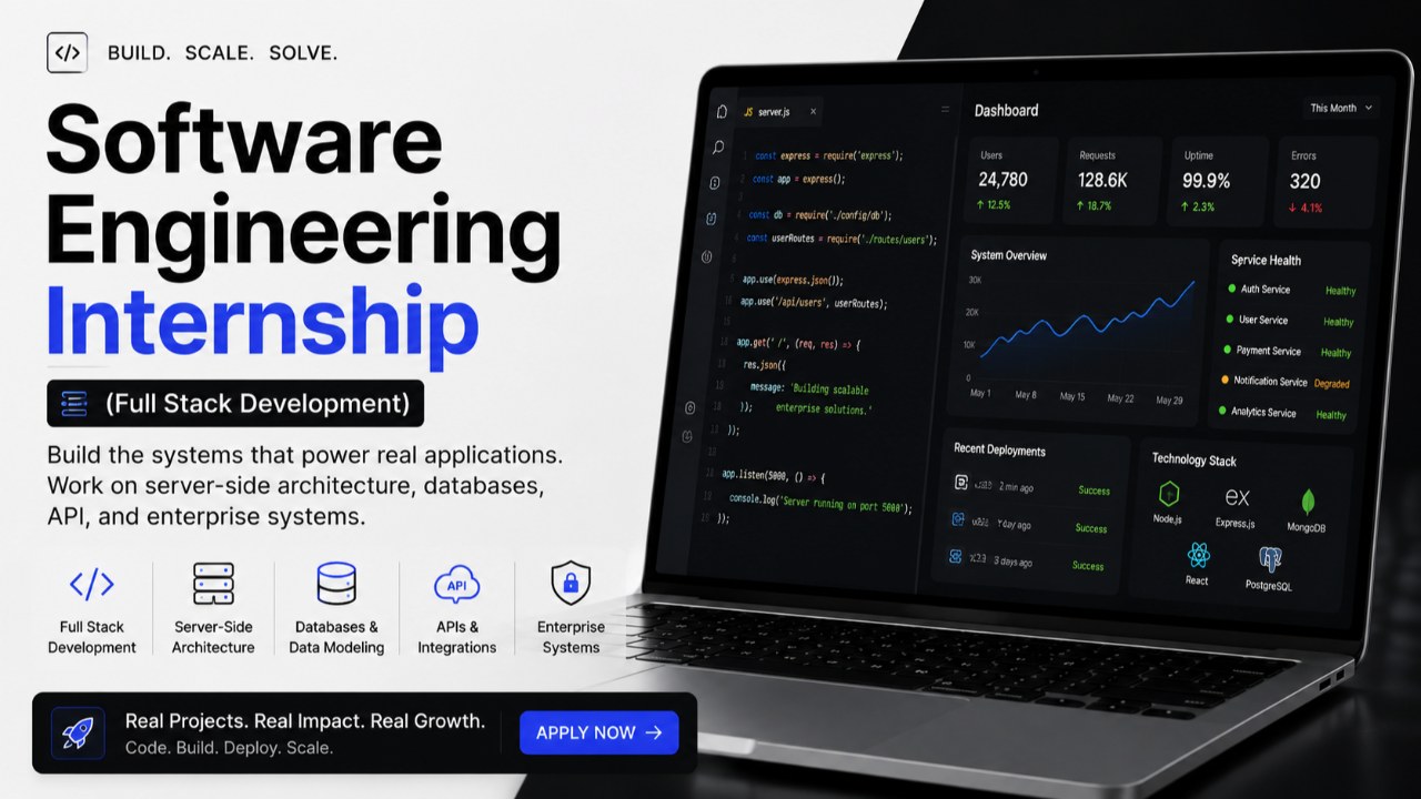 Software Engineering Internship (Full Stack Development)