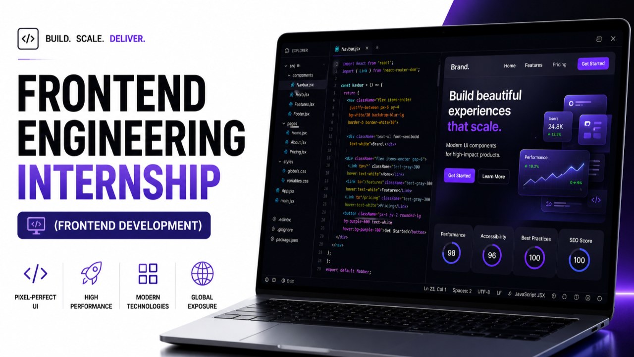 Frontend Engineering Internship  (Frontend Development)